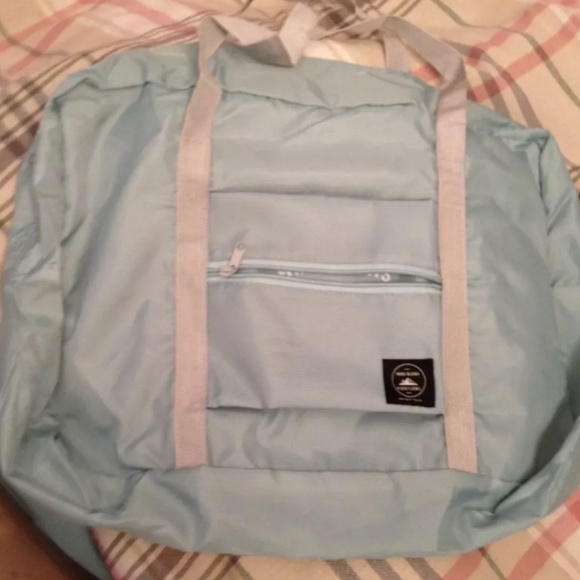 Baby blue travel weekend duffel hockey gym carryon hospital bag - Picture 3 of 8